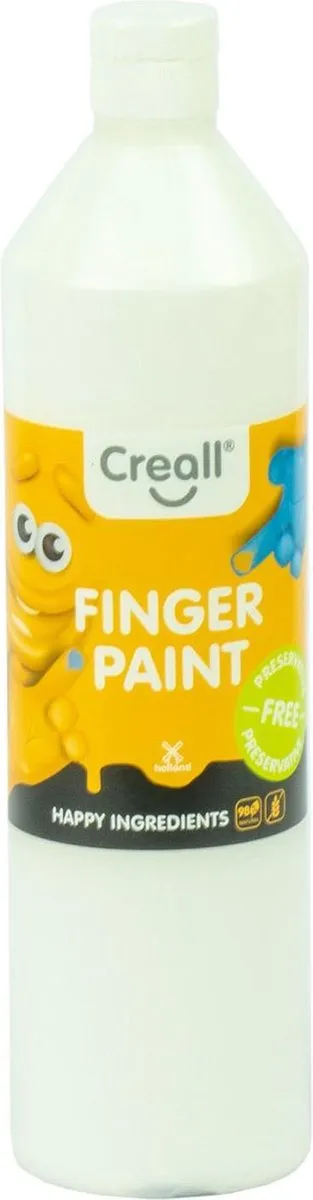 Creall Vingerverf Wit 750ml - Conserveringsvrij