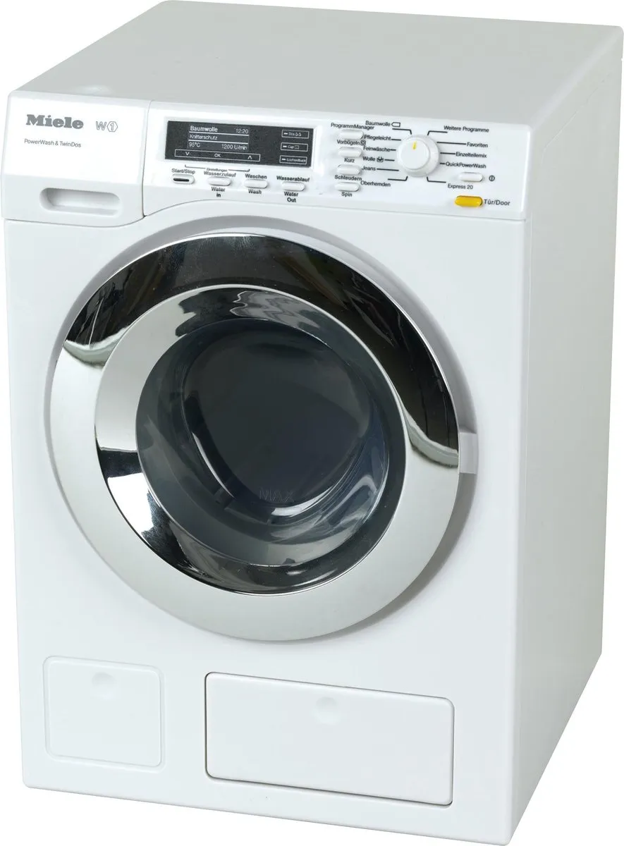 Klein Toys Miele Speelgoedwasmachine - 18,5x26x18cm - Wit