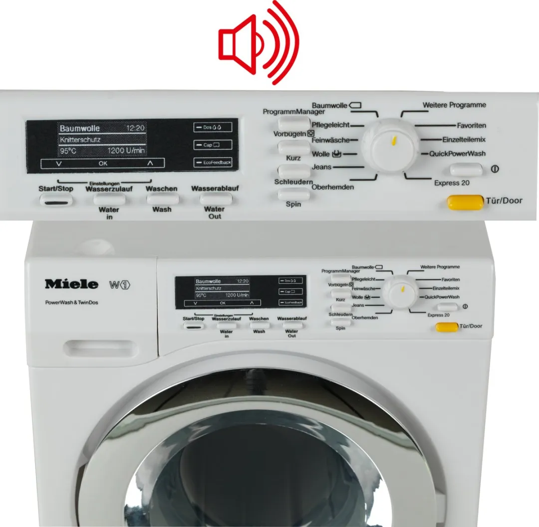 Klein Toys Miele Speelgoedwasmachine - 18,5x26x18cm - Wit