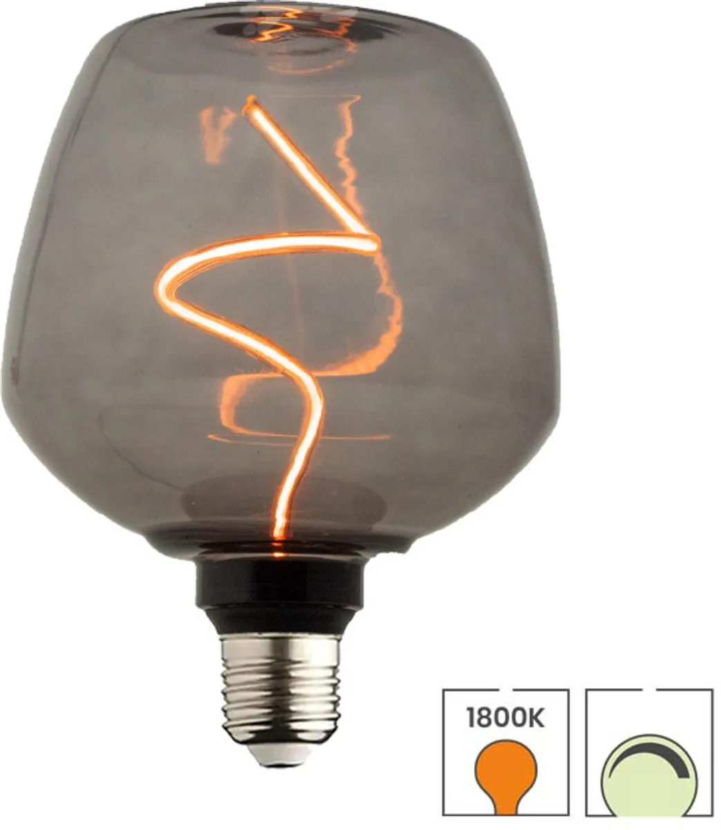 Lybardo Premium E27 LED Rookglas 4W