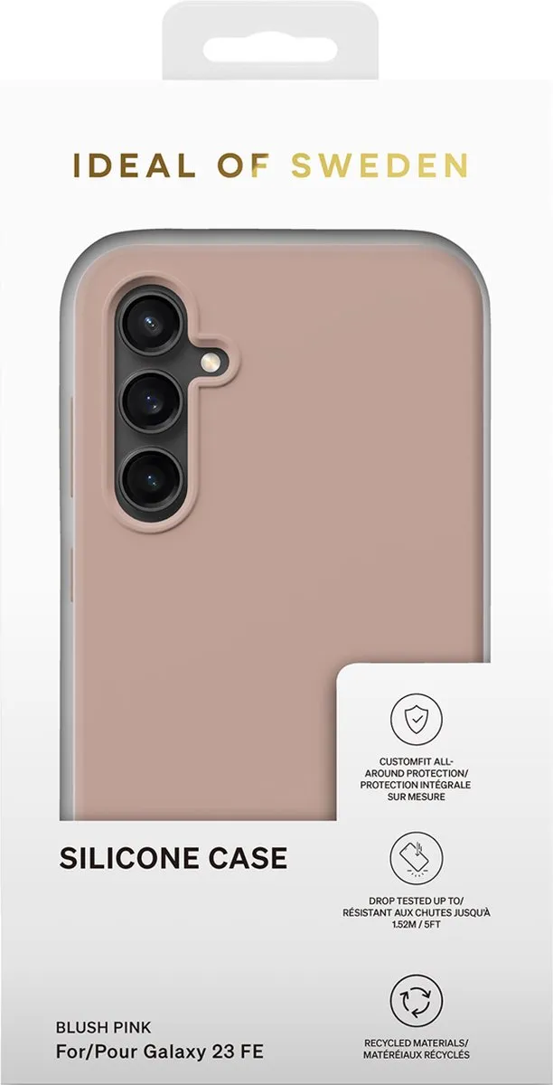 iDeal of Sweden Silicone Hoesje S23 FE - Blush Pink - IDSIC-S23F-408