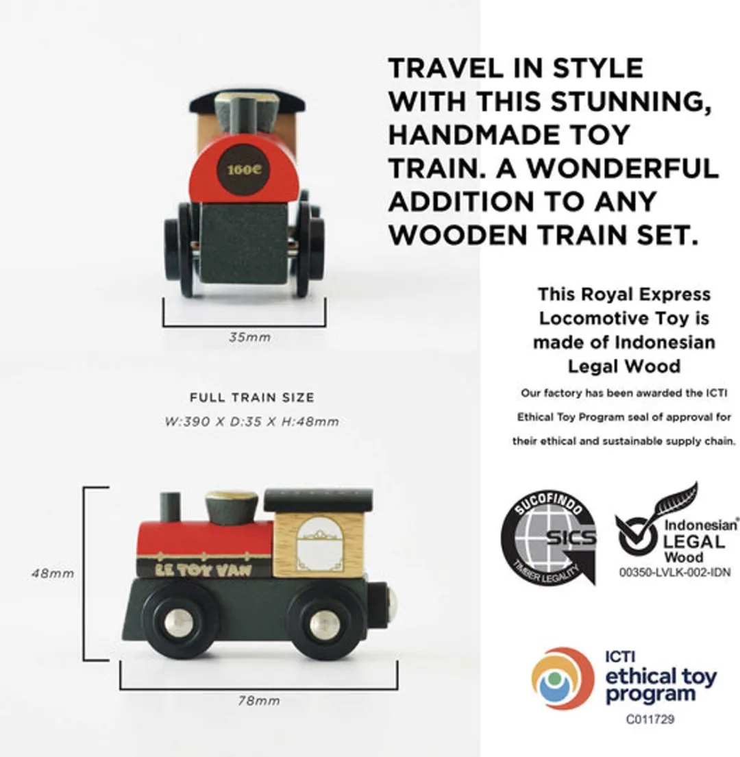 Le Toy Van LTV TV710 Koninklijke Sneltrein - Multikleur