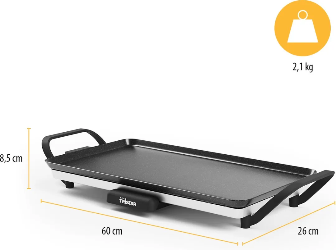 Tristar BP-2667 Tafelgrill - 2000W - 4-6 Personen - Zwart