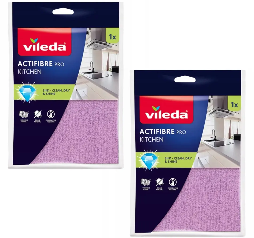 Vileda ACTIFIBRE PRO keukendoekje van PVA, Microvezel Doek