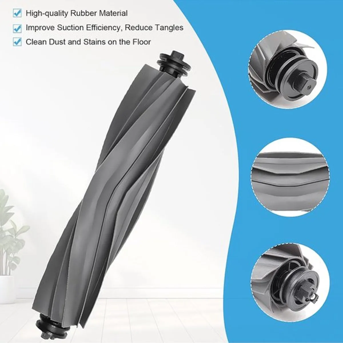 Xiaomi Rolborstels + Doeken + Stofzakken + Borstels - 18 Stuks - Grijs
