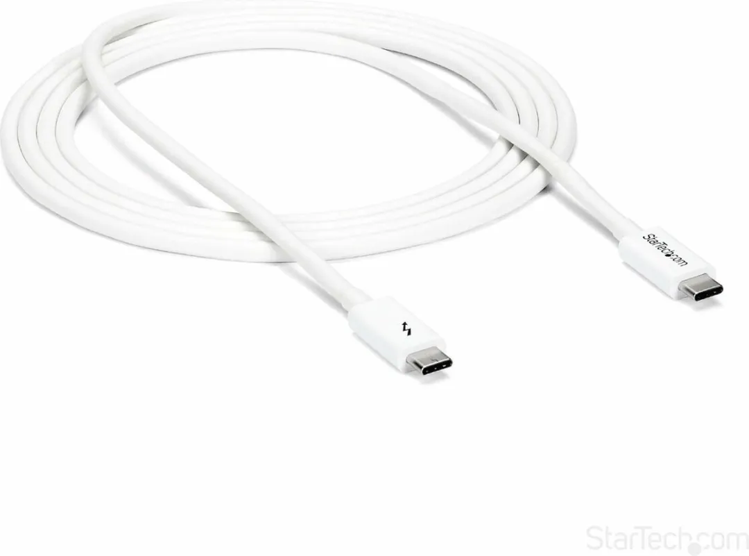 Startech TBLT3MM2MW Thunderbolt 3 Kabel 2m - 20Gbps - Wit