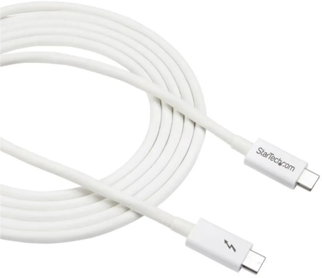 Startech TBLT3MM2MW Thunderbolt 3 Kabel 2m - 20Gbps - Wit