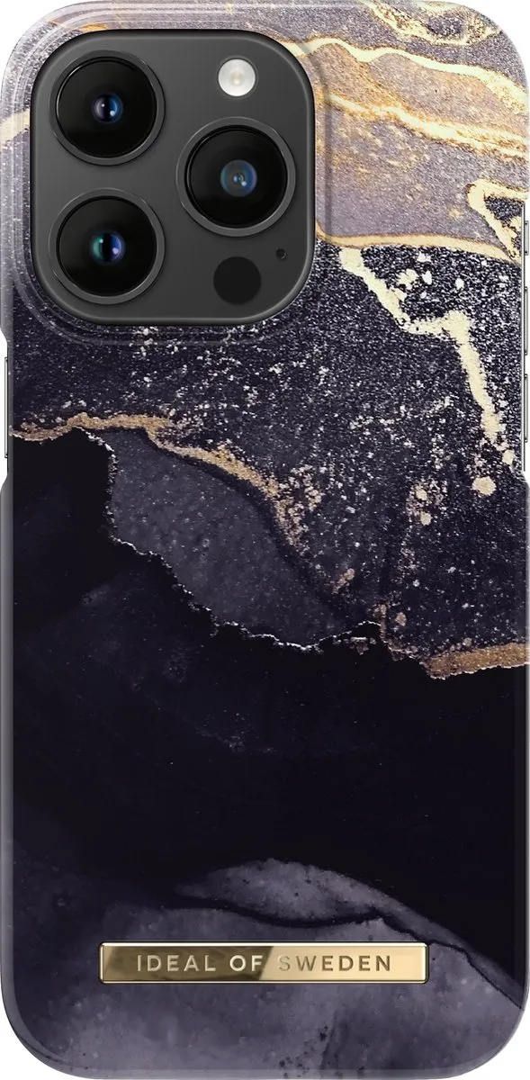 iDeal of Sweden iPhone 14 Pro Hoesje Golden Twilight Marble - afbeelding 6 van 6