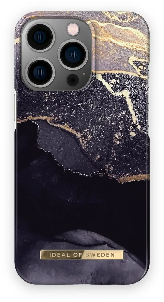 iDeal of Sweden iPhone 14 Pro Hoesje Golden Twilight Marble