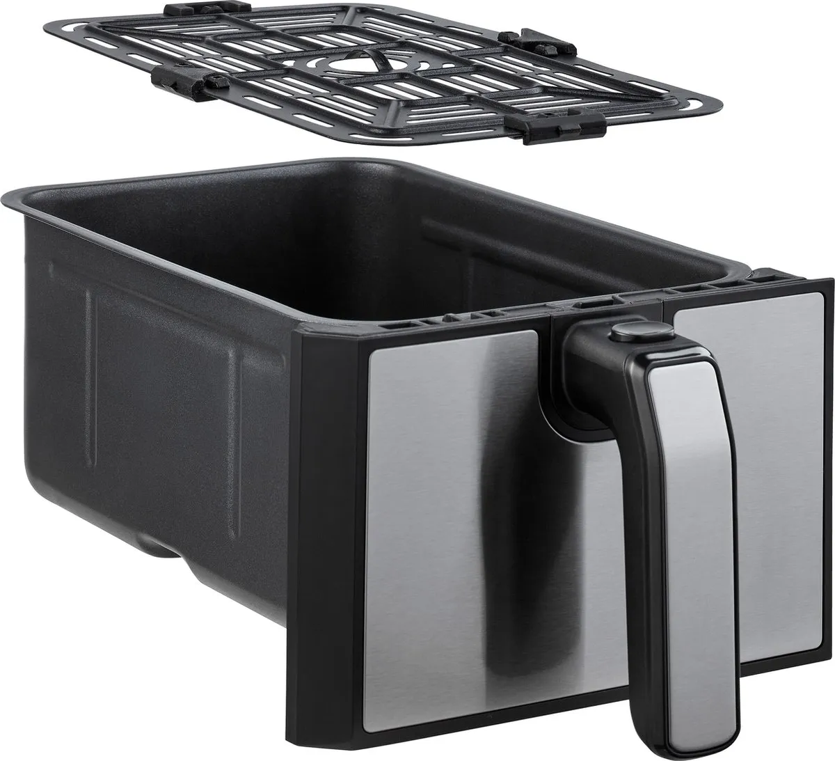 Inventum GF800HLD Dubbele Airfryer 1700W - 2x4L - 8 Programma's - Zwart/RVS