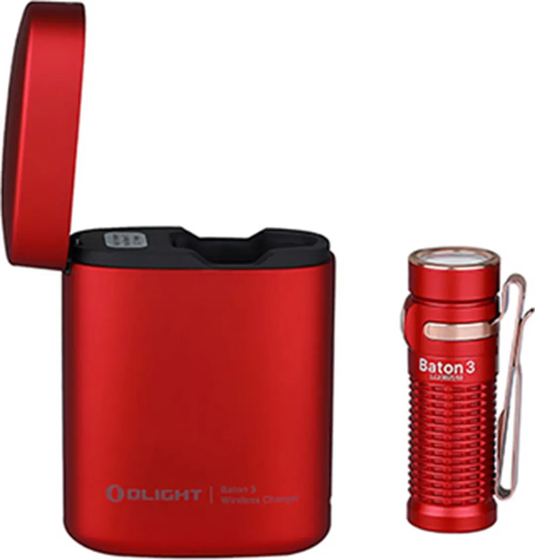 Olight Zaklamp Baton 3 Premium Kit Red 1200 lumen