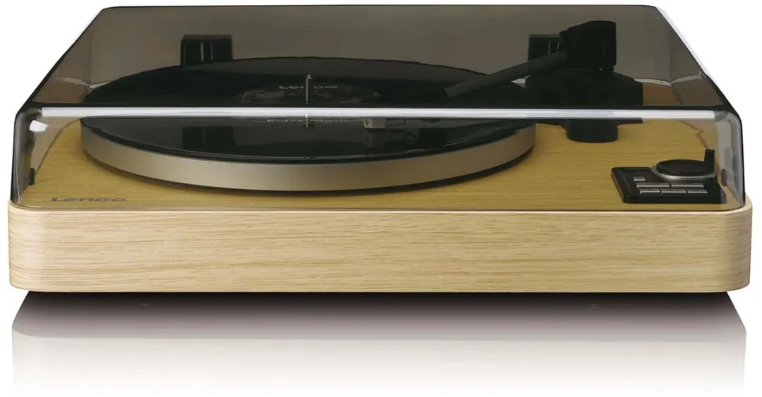 Lenco Platenspeler - Volledig automatische Platenspeler - Bluetooth en Voorversterker - LBTA-166SI - Hout