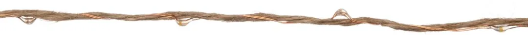 Anna's Collection Jute Touwverlichting 200cm - 40 LED Warm Wit