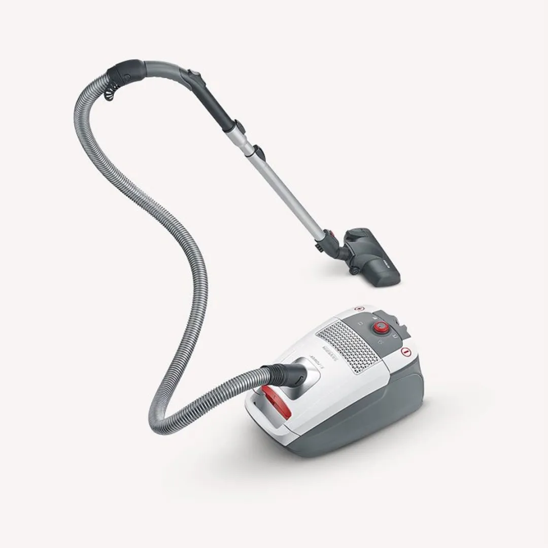 Severin BC 7047 Stofzuiger - 850W - HEPA 13 - Wit/Rood