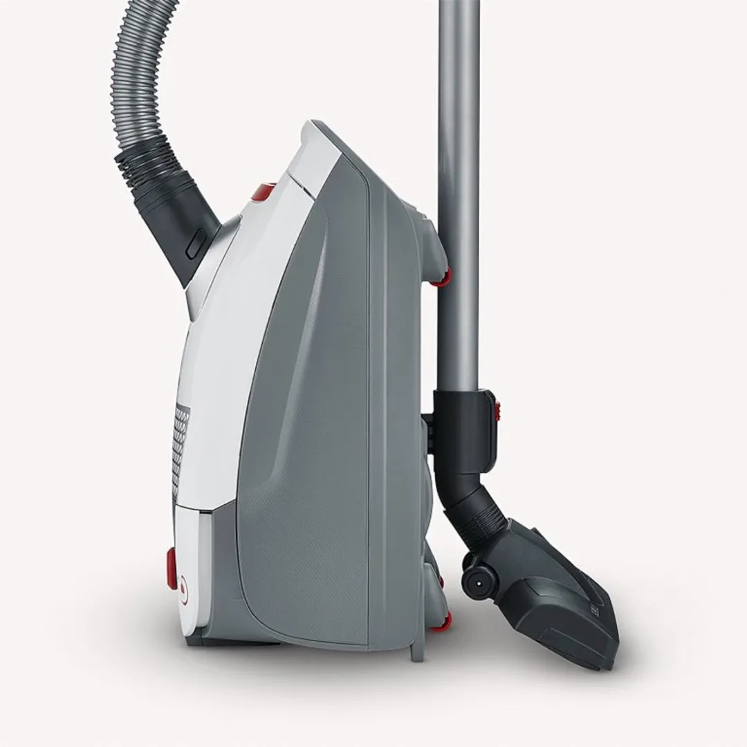 Severin BC 7047 Stofzuiger - 850W - HEPA 13 - Wit/Rood