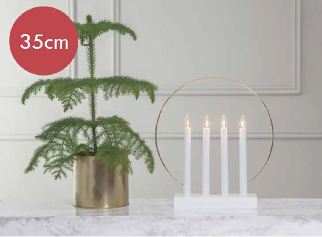 Star Trading Glossy Raam Kandelaar 4-lamps