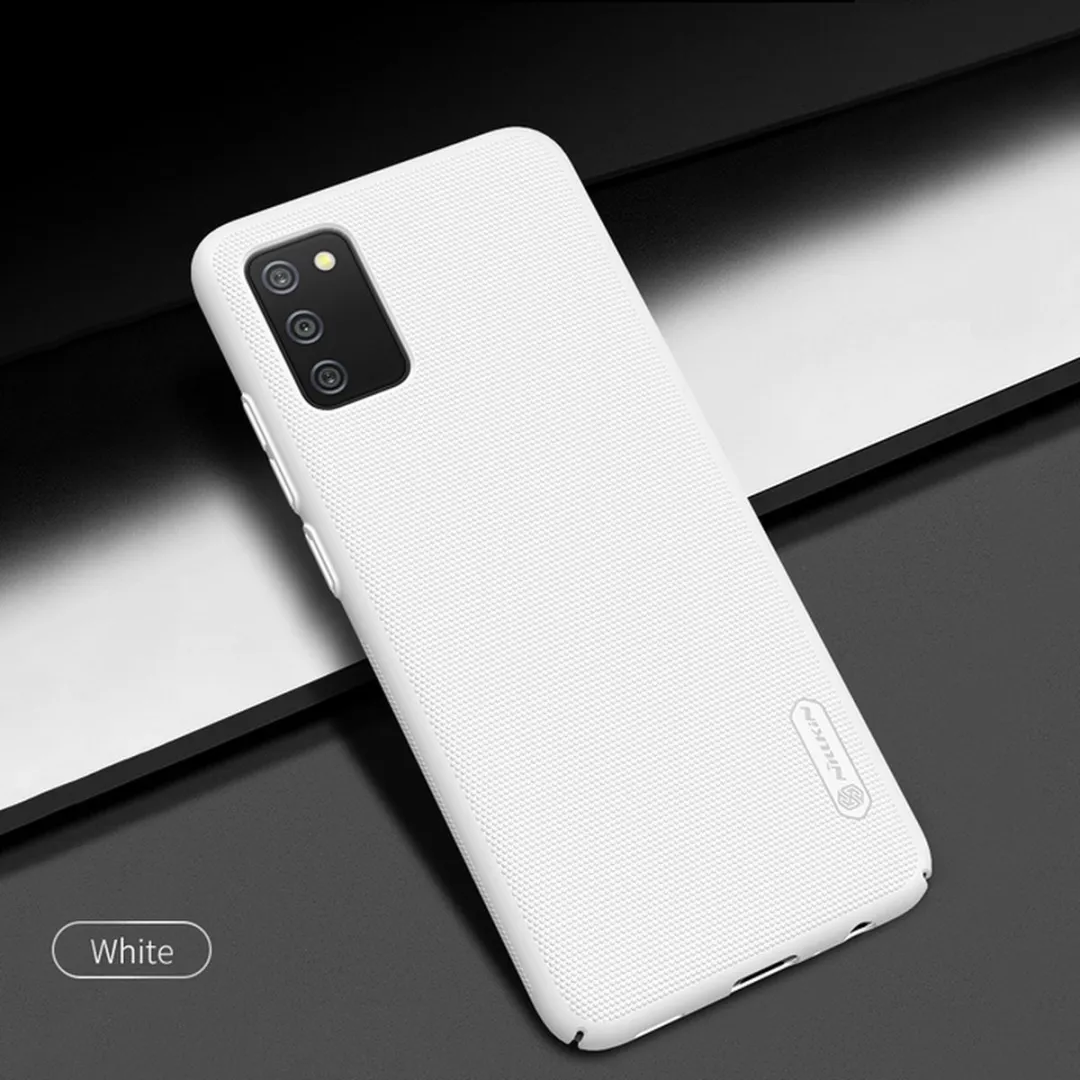 Nillkin Super Frosted Shield Back Cover A02S-43 - Samsung Galaxy A02s - Wit - afbeelding 4 van 5