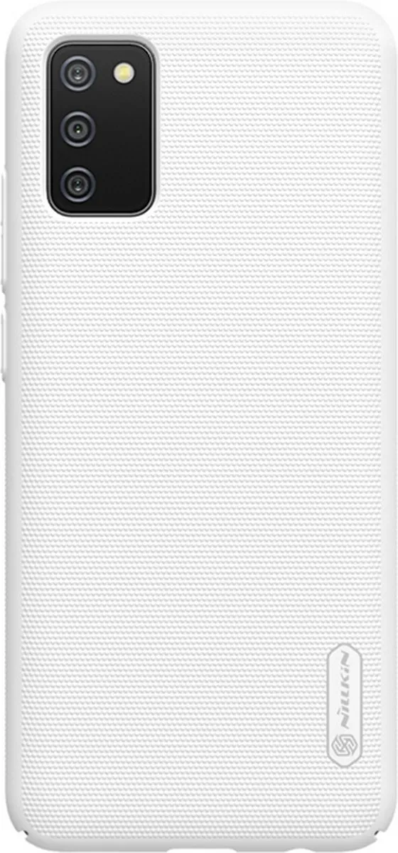 Nillkin Super Frosted Shield Back Cover A02S-43 - Samsung Galaxy A02s - Wit - afbeelding 2 van 5