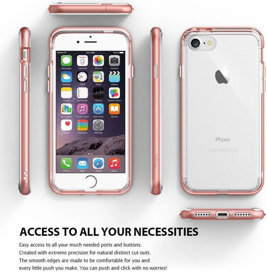 Ringke Frame Hoesje iPhone 7/8 - Goud