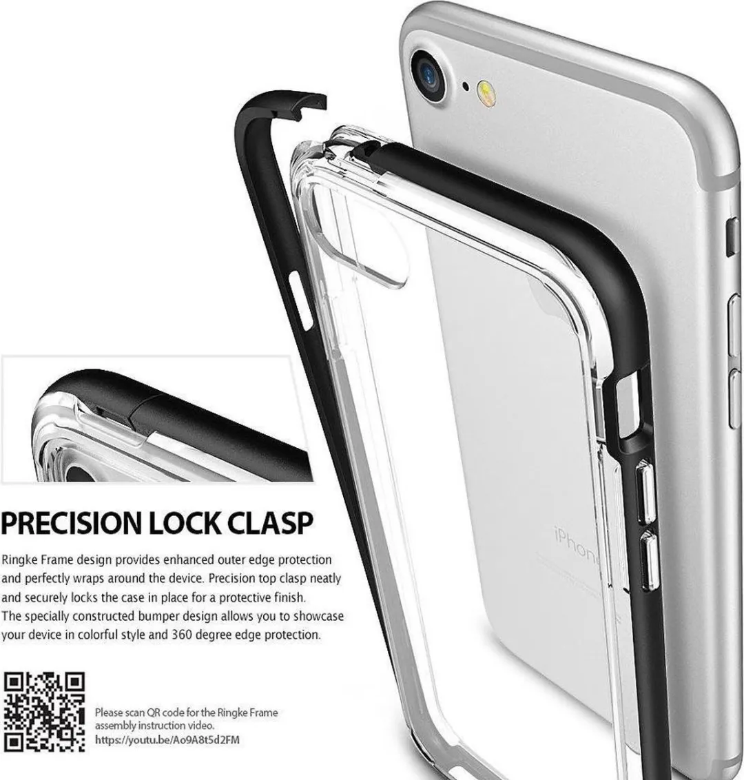 Ringke Frame Hoesje iPhone 7/8 - Goud