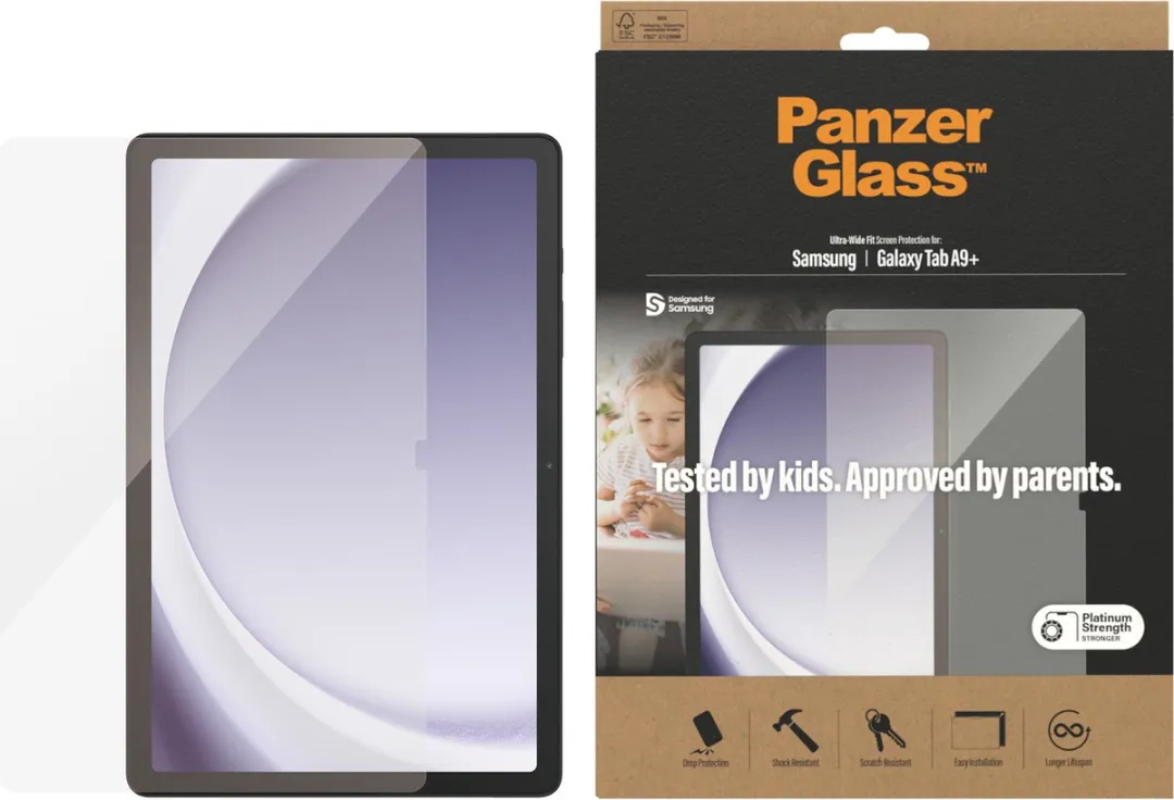 PanzerGlass PZ-7345 Screenprotector Samsung Galaxy Tab A9 Plus - Transparant