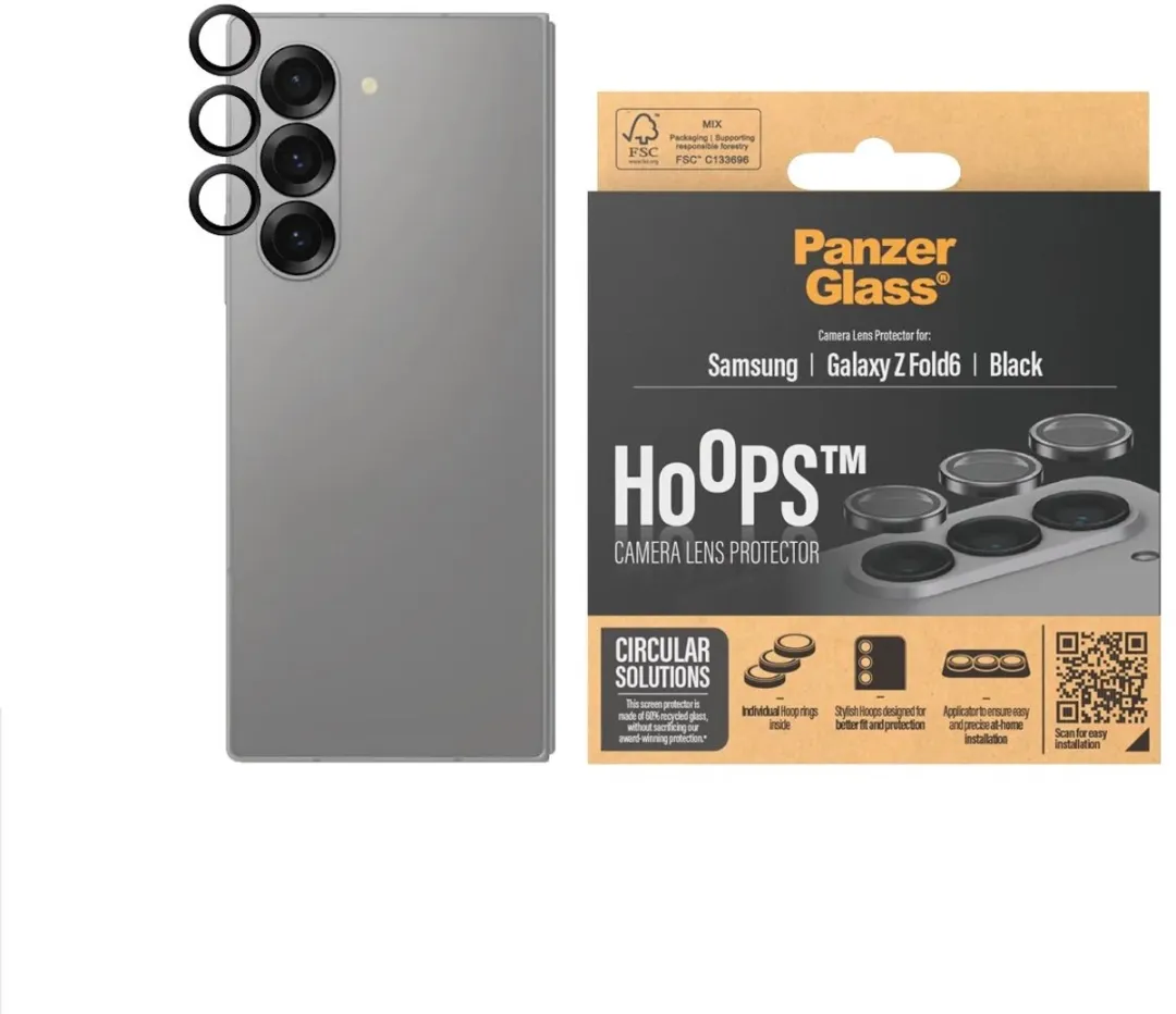 PanzerGlass Hoops PZ-7373 Camera Lens Protector - Zwart