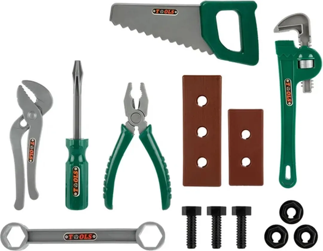 Toi-Toys Power Tools Gereedschapset 13-delig - Multikleur