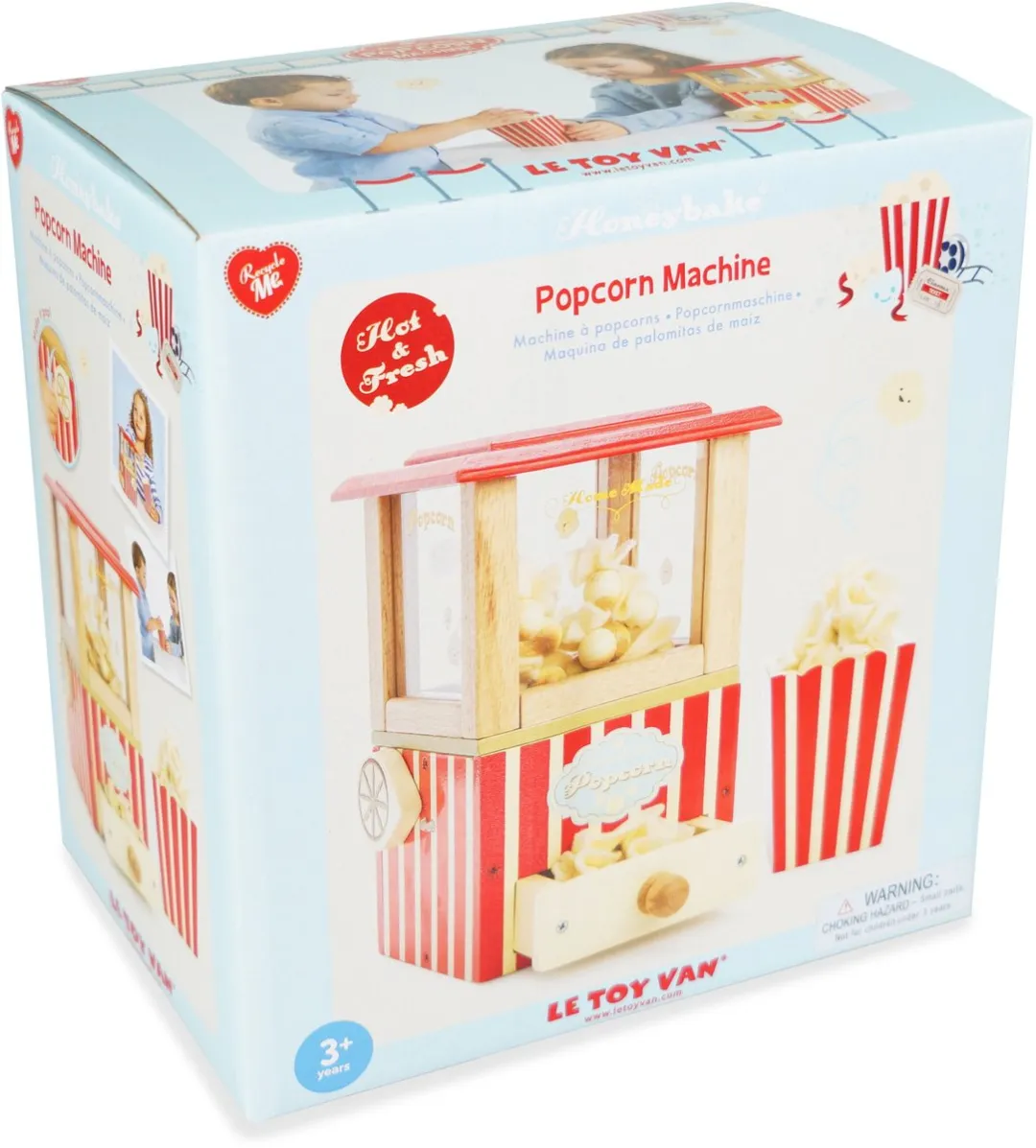 Le Toy Van Popcorn Machine - Multicolor