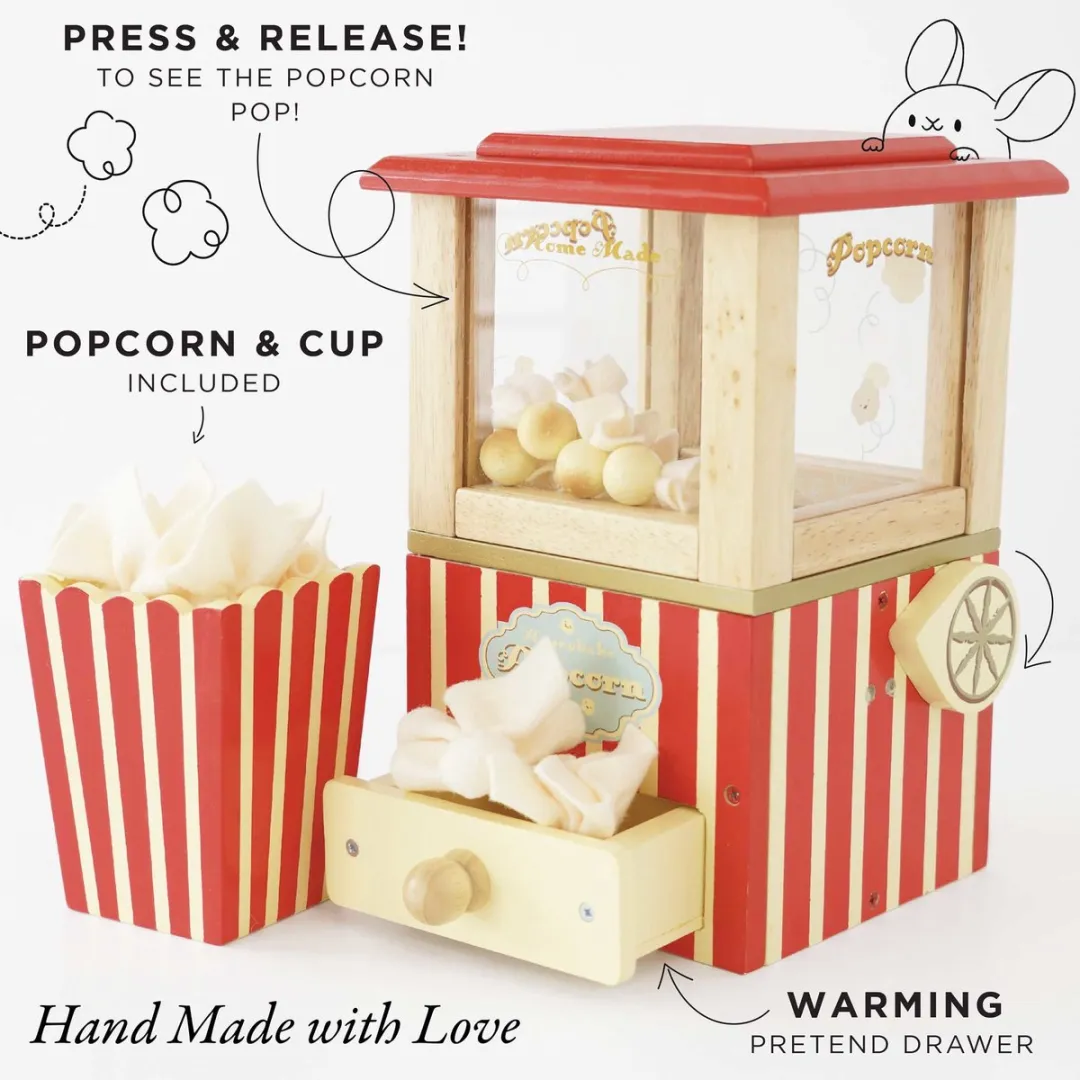 Le Toy Van Popcorn Machine - Multicolor