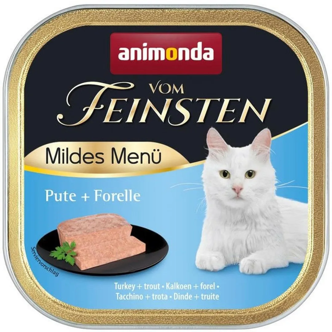 Animonda Cat Vom Feinsten Mild Menu Kalkoen & Forel