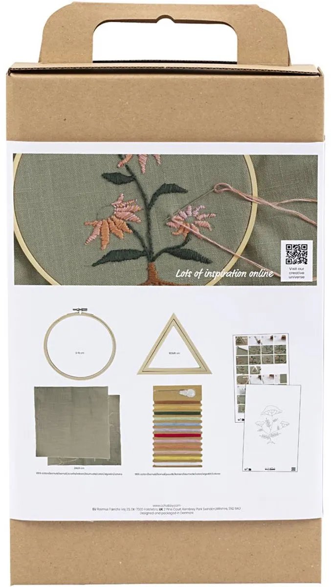 Creativ Company Startersset Borduren Lijsten Multicolor
