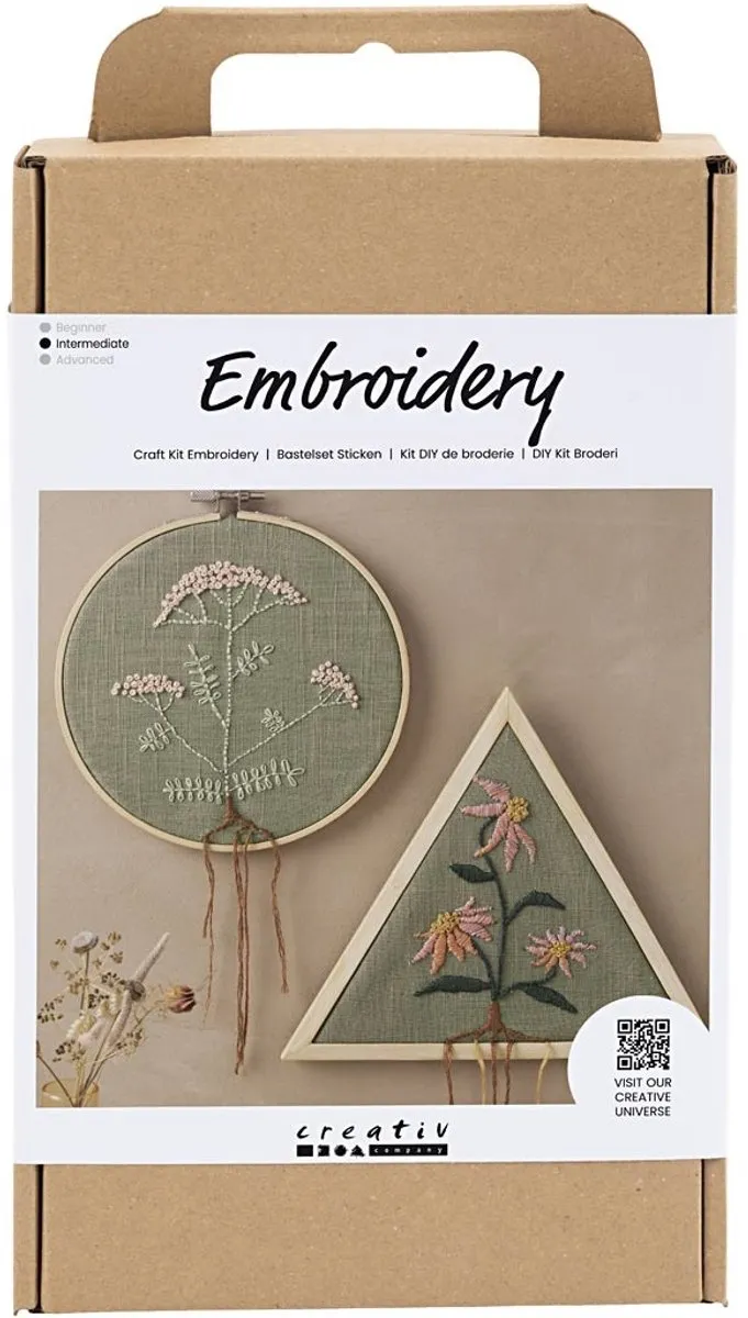 Creativ Company Startersset Borduren Lijsten Multicolor