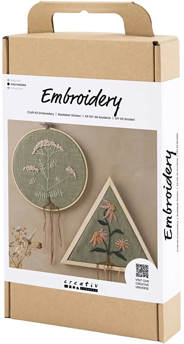 Creativ Company Startersset Borduren Lijsten Multicolor