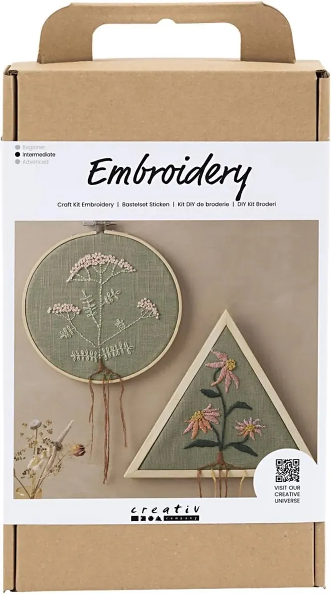 Creativ Company Startersset Borduren Lijsten Multicolor