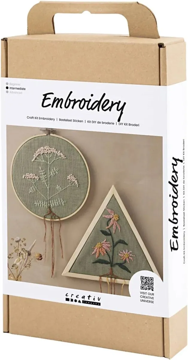 Creativ Company Startersset Borduren Lijsten Multicolor