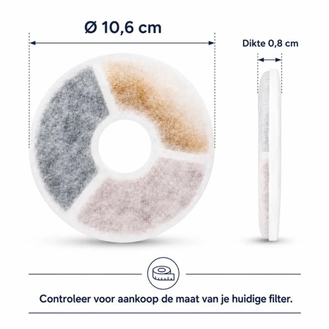 Nedis Drinkfontein Filters Universeel - 10 Stuks - afbeelding 6 van 6