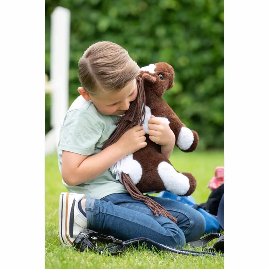 HKM Pinto Cuddle Pony - Bruin/Wit - afbeelding 3 van 4