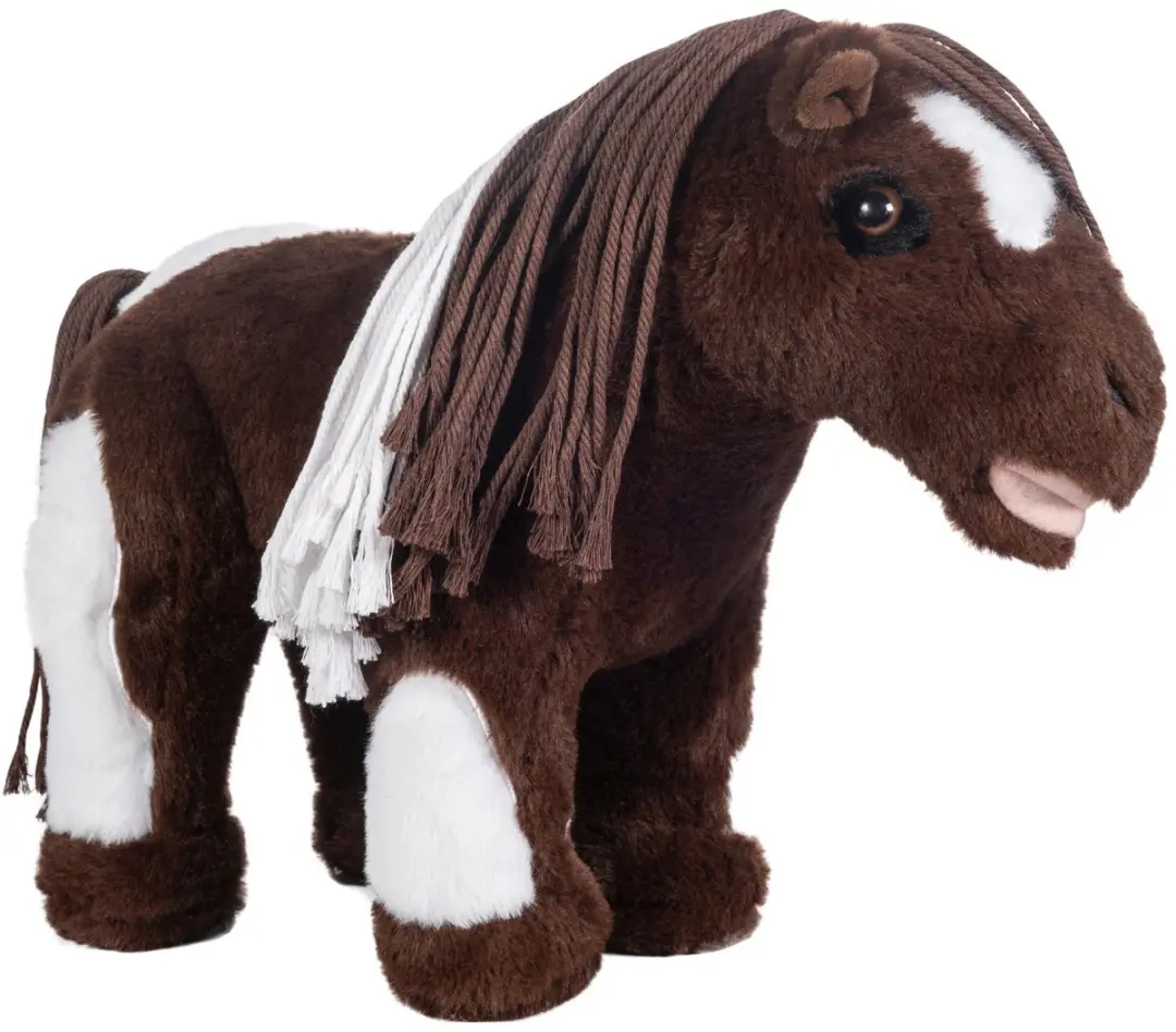 HKM Pinto Cuddle Pony - Bruin/Wit - afbeelding 4 van 4