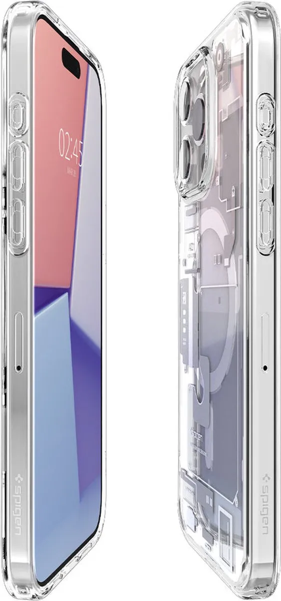 Spigen Ultra Hybrid MagFit iPhone 15 Pro - Back Cover - Wit