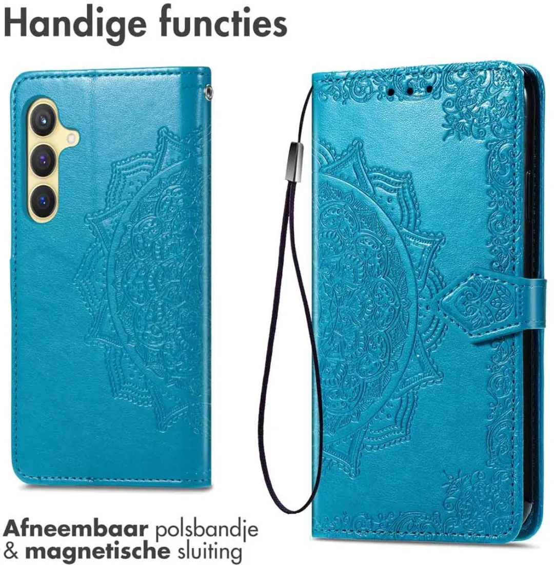 Imoshion Hoesje Samsung Galaxy S24 Plus - 3 Pasjes Turquoise