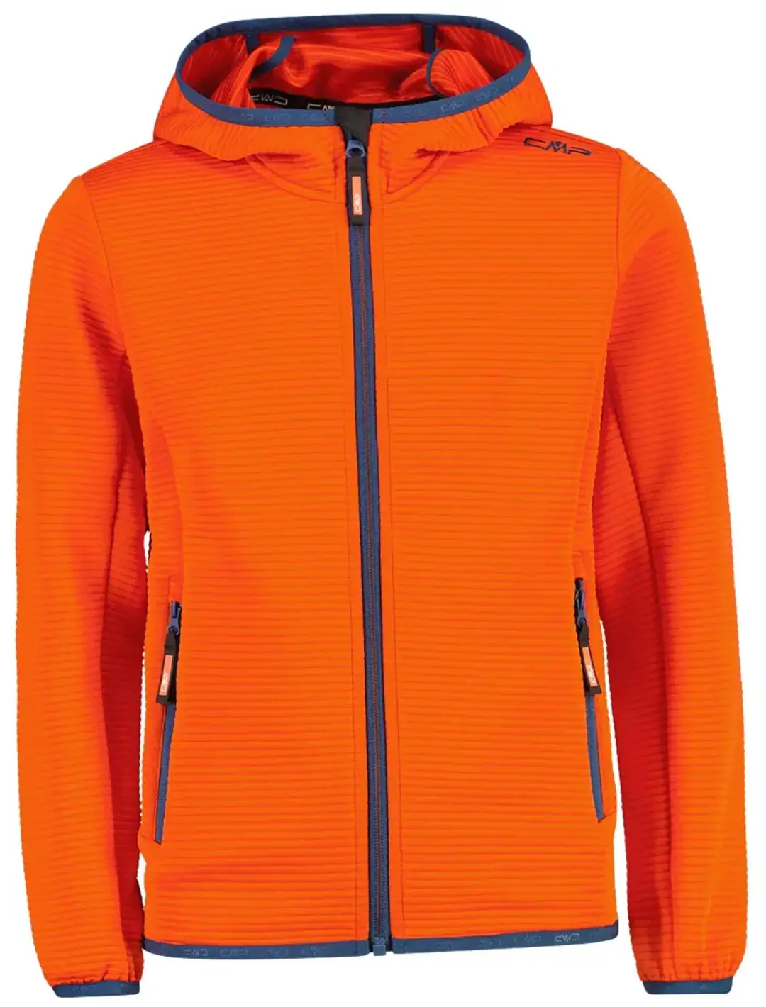 CMP Kinder Fleece met Capuchon - Oranje - 164 - afbeelding 3 van 6