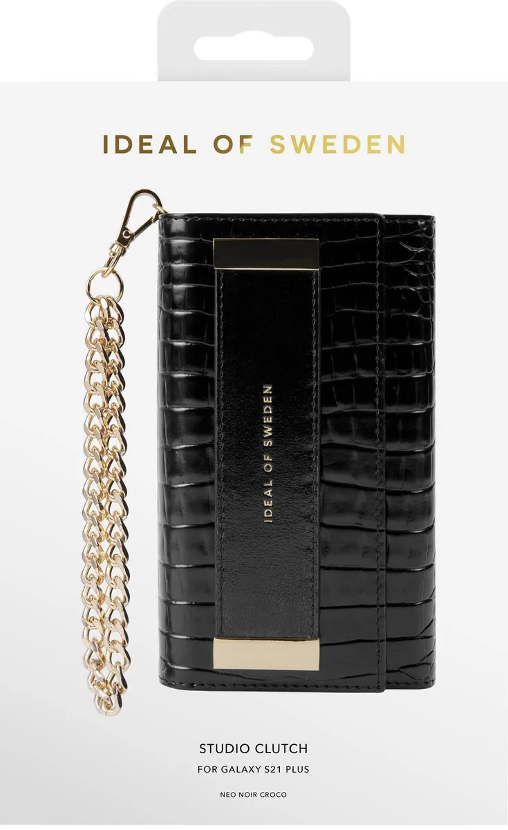 iDeal of Sweden Studio Clutch Samsung Galaxy S21+ - 3 Pasjes - Zwart