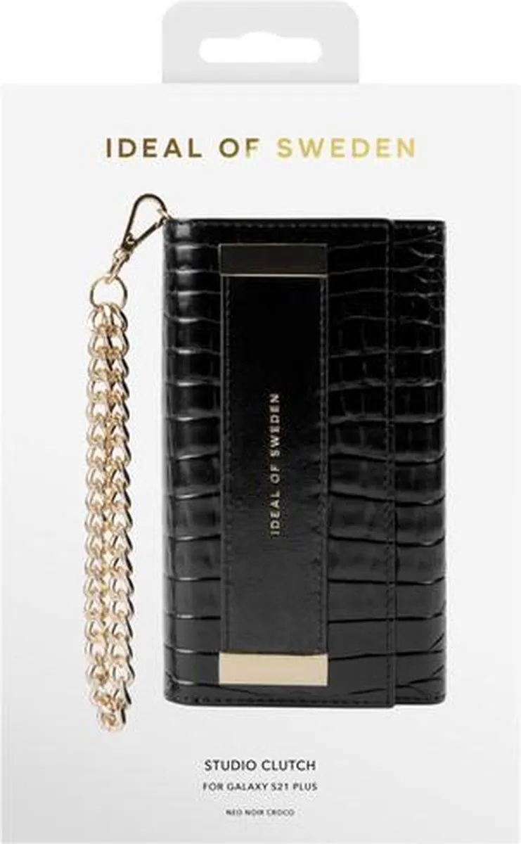 iDeal of Sweden Studio Clutch Samsung Galaxy S21+ - 3 Pasjes - Zwart - afbeelding 6 van 6