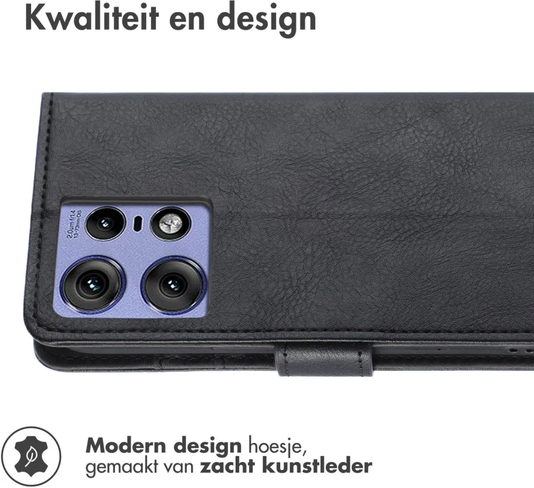 Imoshion Hoesje Motorola Edge 50 Pro 3 Stuks - Zwart