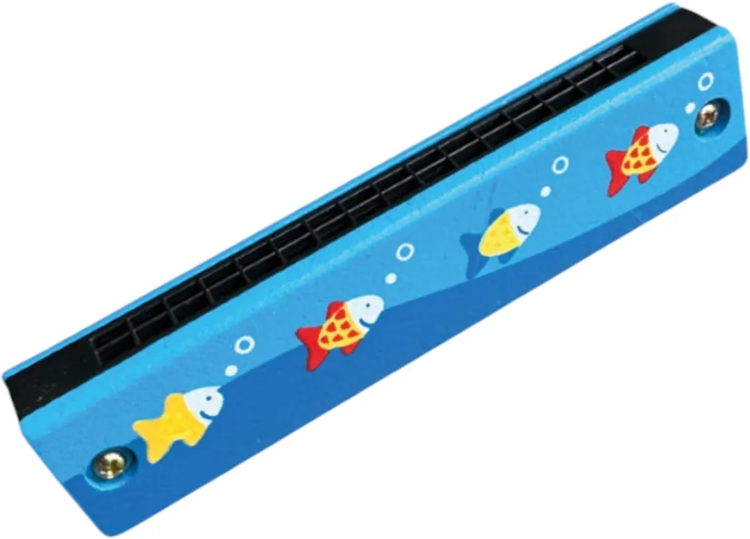 Jobber Toys Mondharmonica Blauw