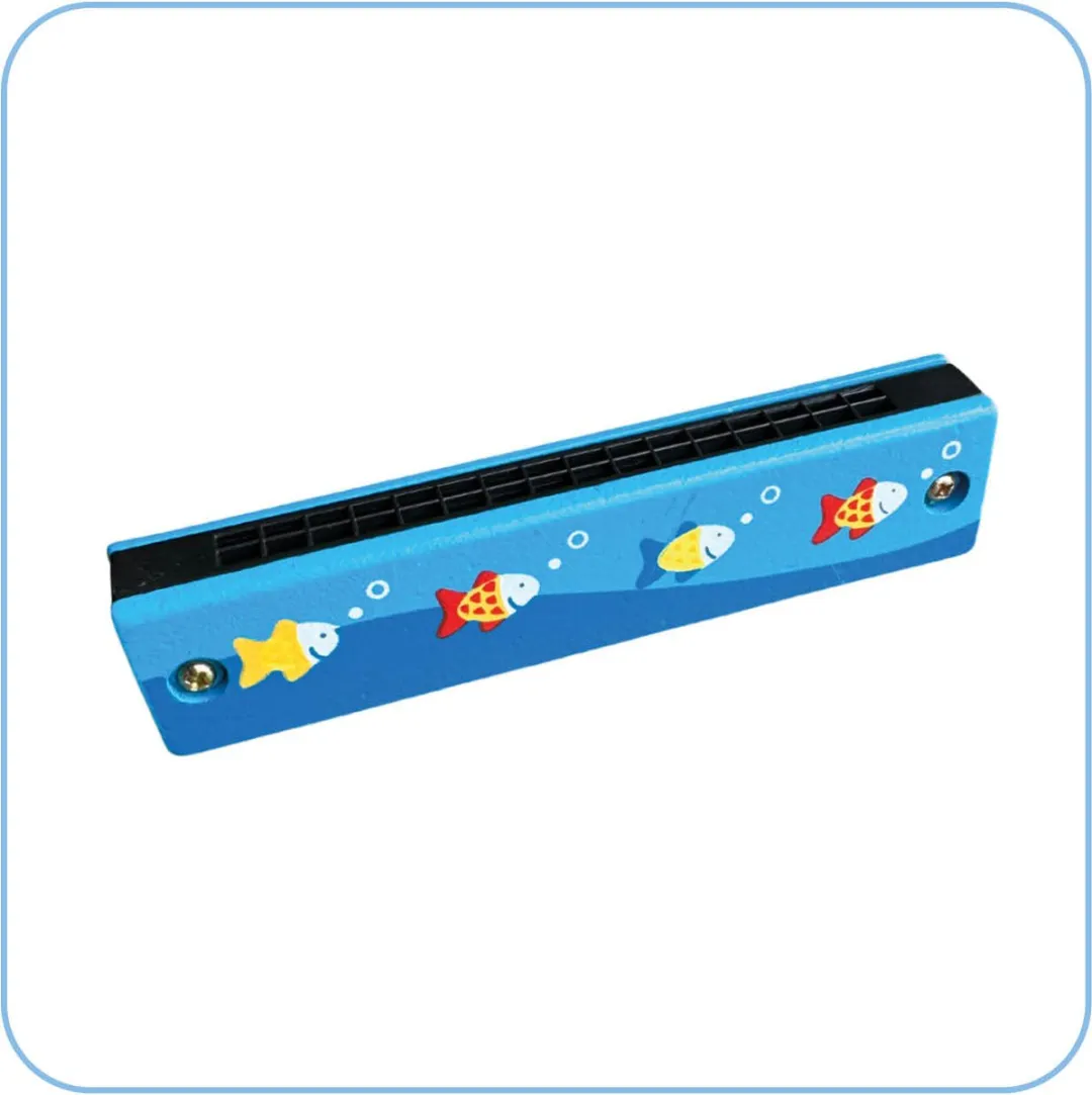 Jobber Toys Mondharmonica Blauw