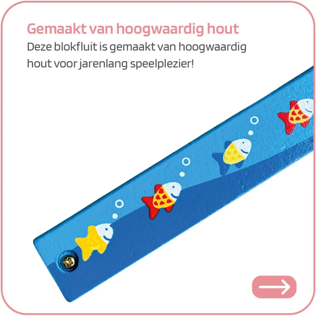 Jobber Toys Mondharmonica Blauw