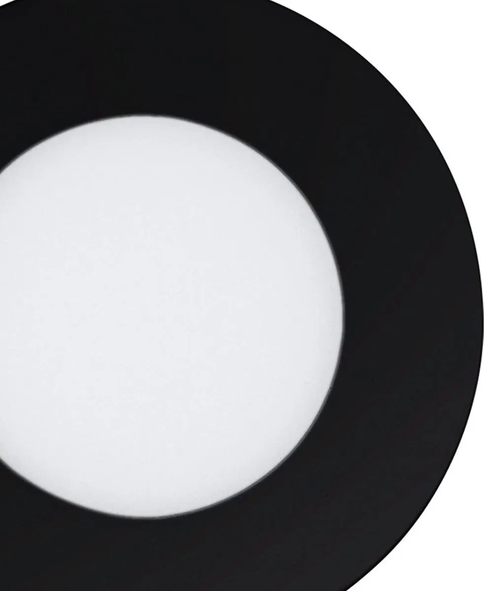 EGLO connect.z Fueva-Z Smart Inbouwlamp - Ø 8,5 cm - Zwart/Wit - Set 3 spots - Instelbaar wit licht - Dimbaar - Zigbee