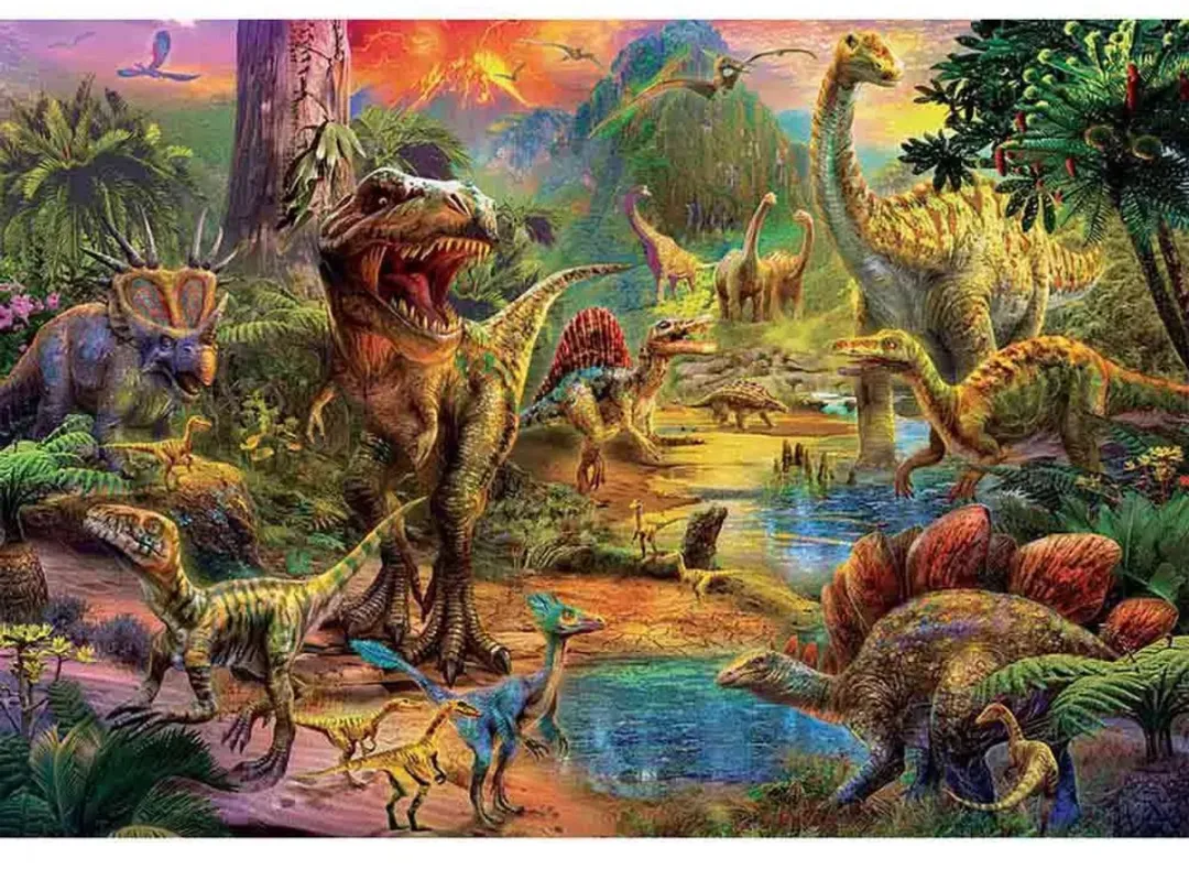Educa Land of Dinosaurs Puzzle 1000 Stuks - Meerkleurig