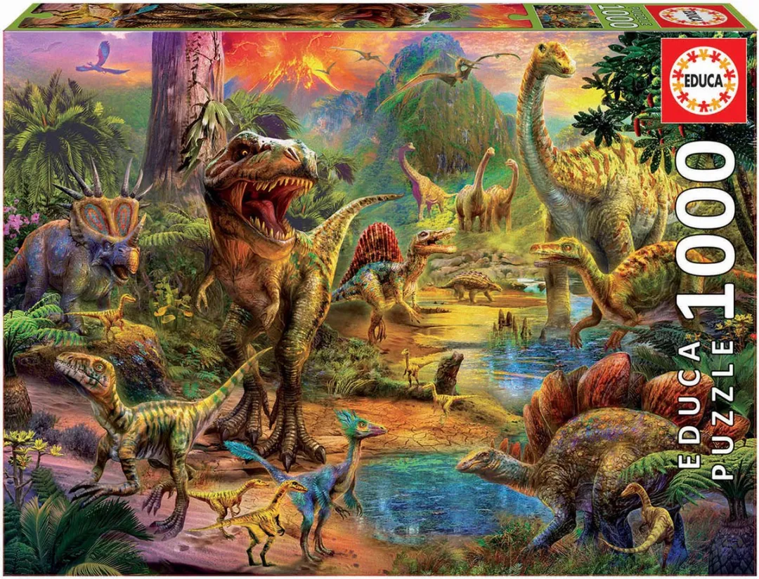 Educa Land of Dinosaurs Puzzle 1000 Stuks